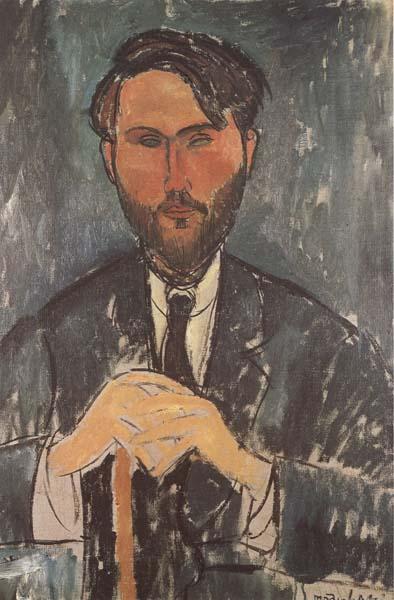 Amedeo Modigliani Leopold Zborowski a la canne (mk38)
